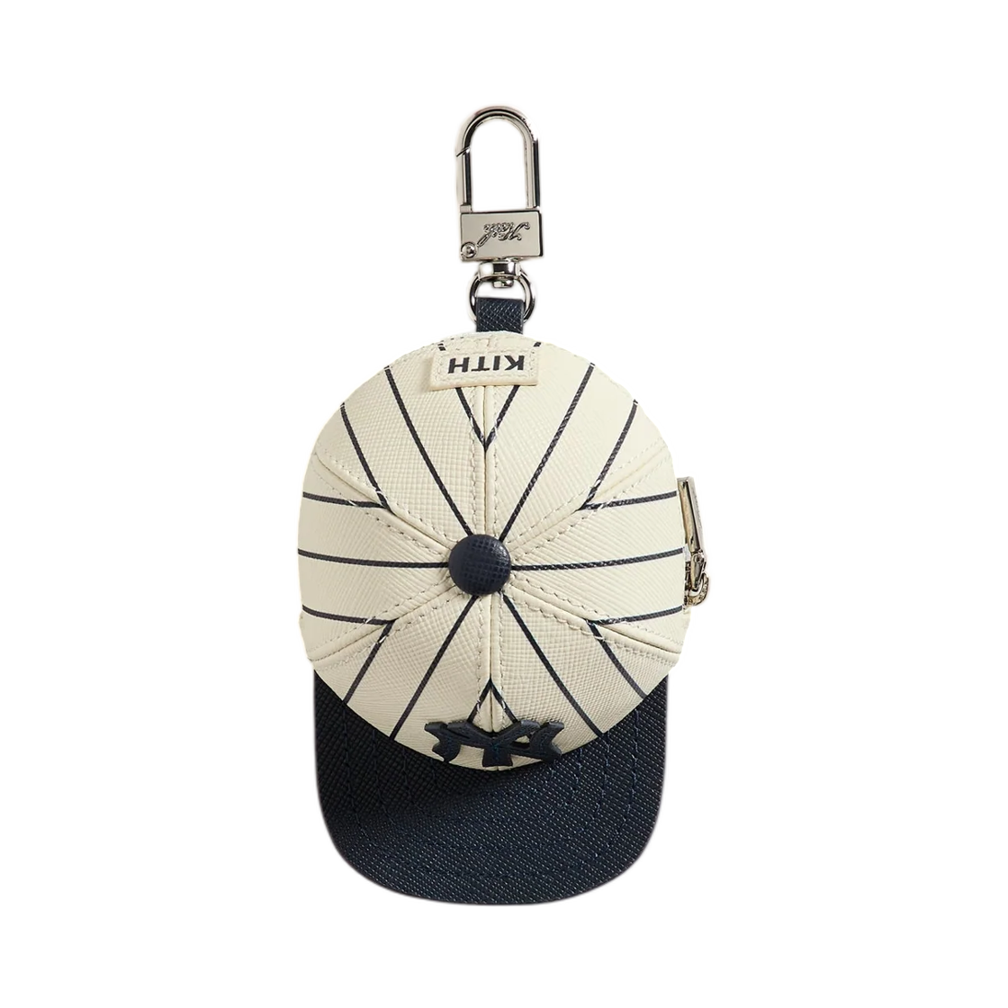 키스 포 뉴욕 양키스 베이스볼 캡 레더 파우치 샌드리프트(Kith for the New York Yankees Baseball Cap Leather Pouch Sandrift)