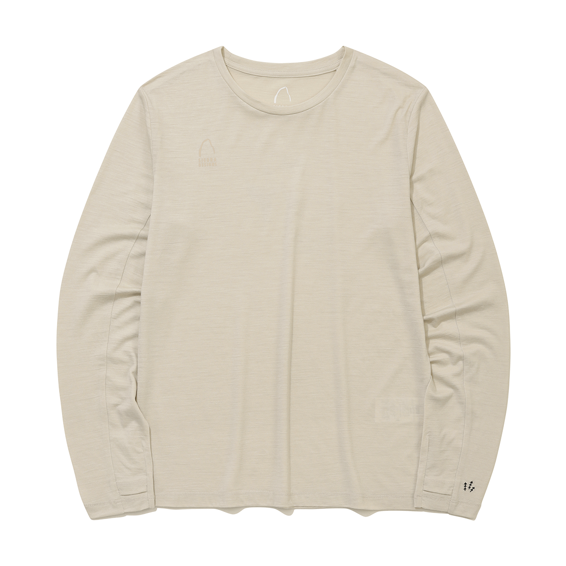 시에라디자인 우먼 시에라 울 일루전 롱슬리브 라이트 베이지(SIERRA DESIGNS W SIERRA Wool ILLUSION Long Sleeve Light Beige) - 2