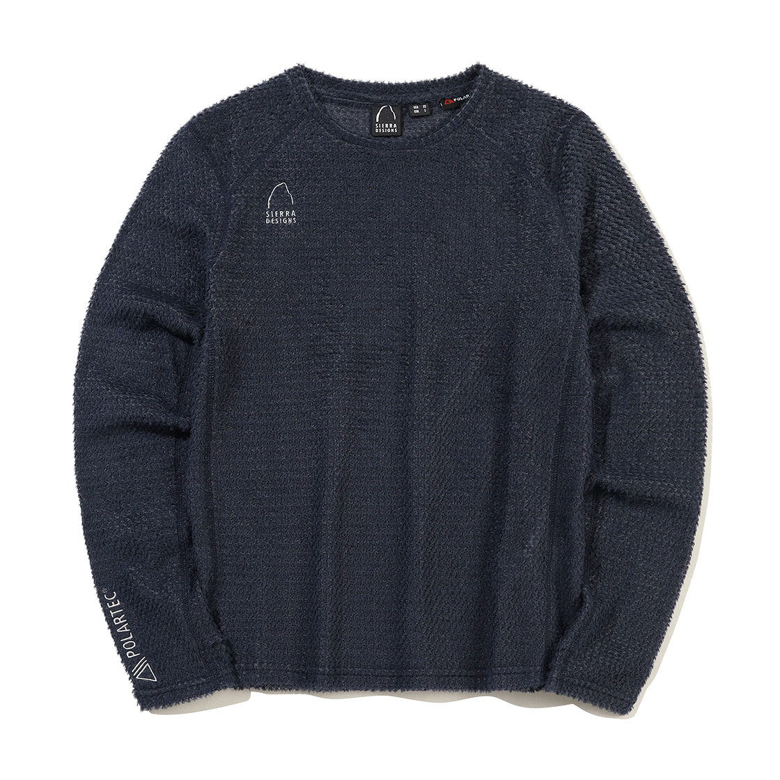 N6322SFS71NVY SIERRA DESIGNS W MOSS Polartec Alpha 90 Long Sleeve Navy