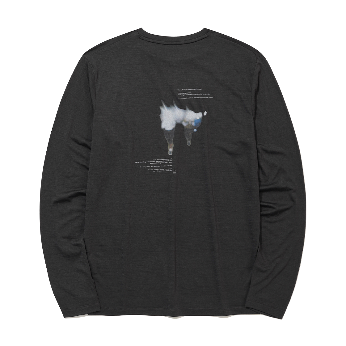 N6321SRL81CHC SIERRA DESIGNS SIERRA Wool ILLUSION Long Sleeve Charcoal