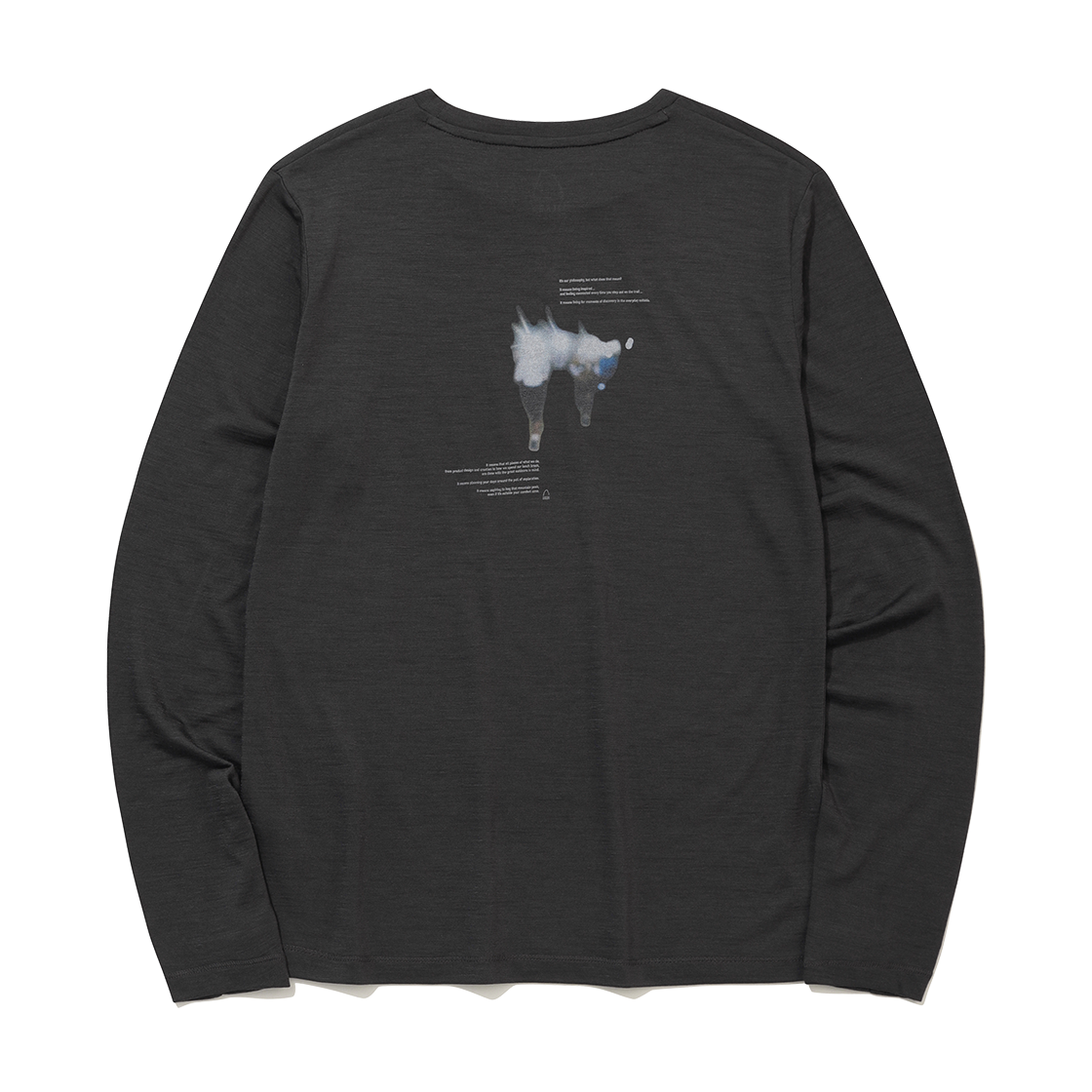 N6322SRL81CHC SIERRA DESIGNS W SIERRA Wool ILLUSION Long Sleeve Charcoal