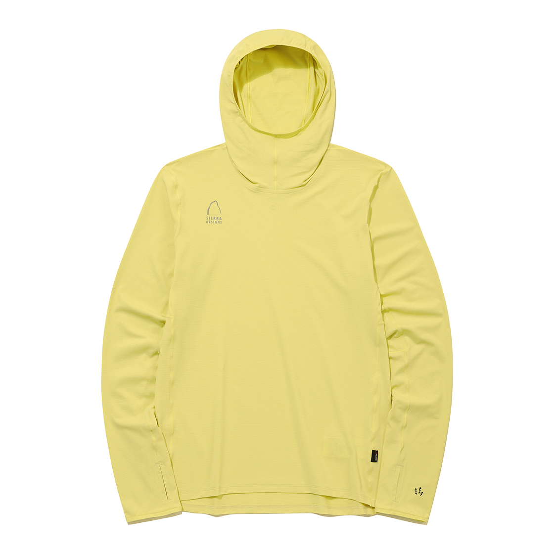 N6322SHD72YLW SIERRA DESIGNS W FLINT Polartec Power Dry Sun Hoodie Light Yellow Green