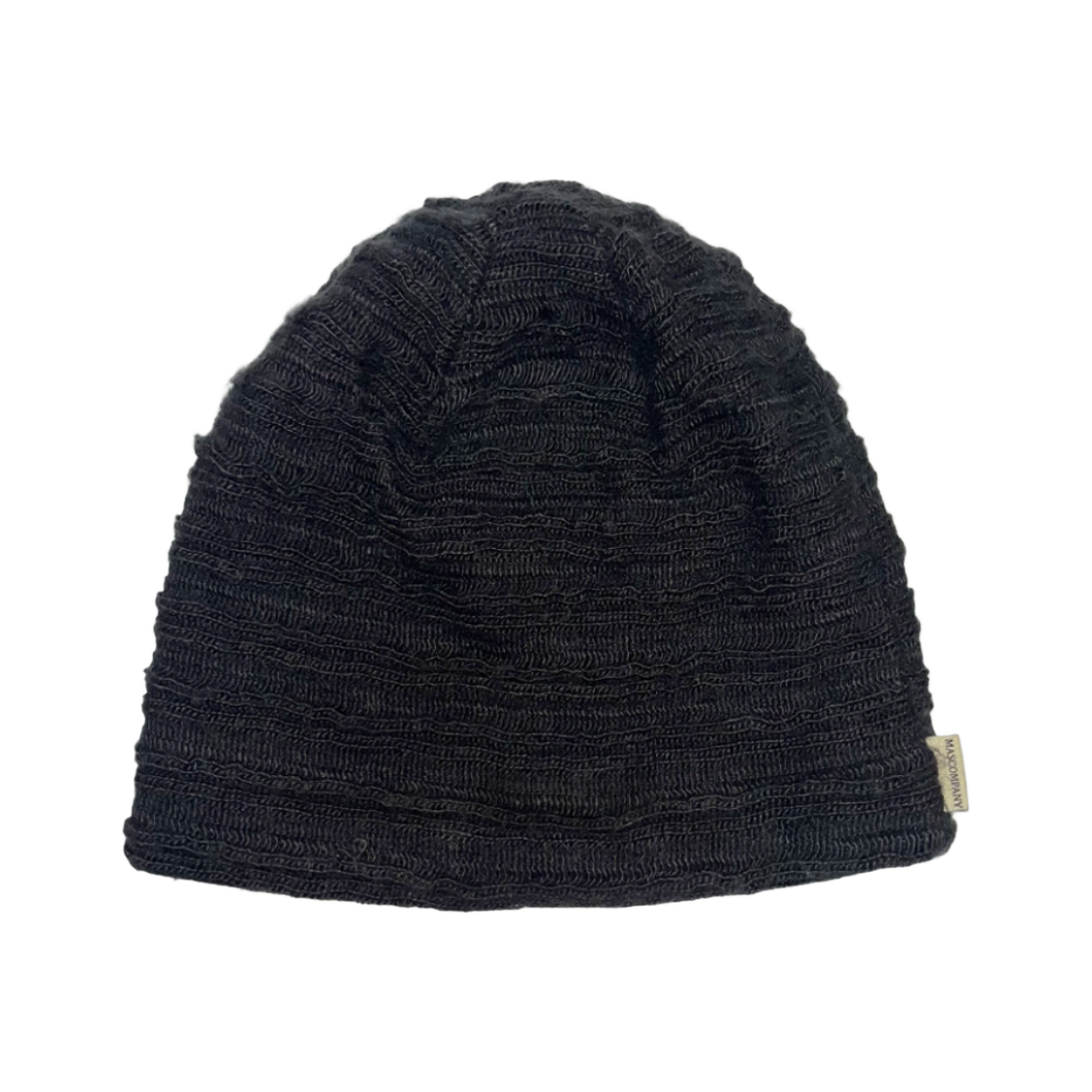 MSCPNB09BK MASCOMPANY Hairy Beanie Black