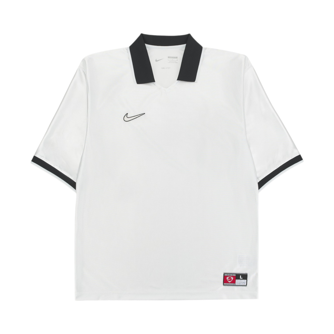IF1535-121 Nike Energy Dri-Fit Short Sleeve Football Shirt Summit White Off Noir - Asia
