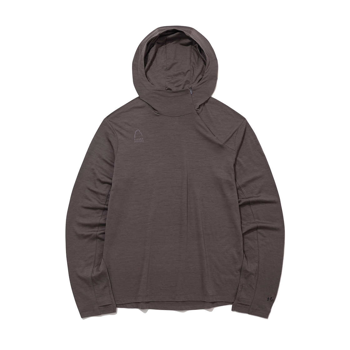 N6322SHD81LVG SIERRA DESIGNS W SIERRA Wool Hoodie Purple Grey