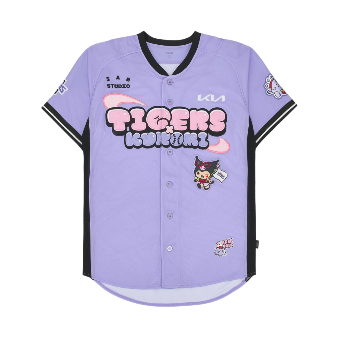 - Kia Tigers x Kuromi 26 Replica Jersey Black Purple (Non Marking Ver.)