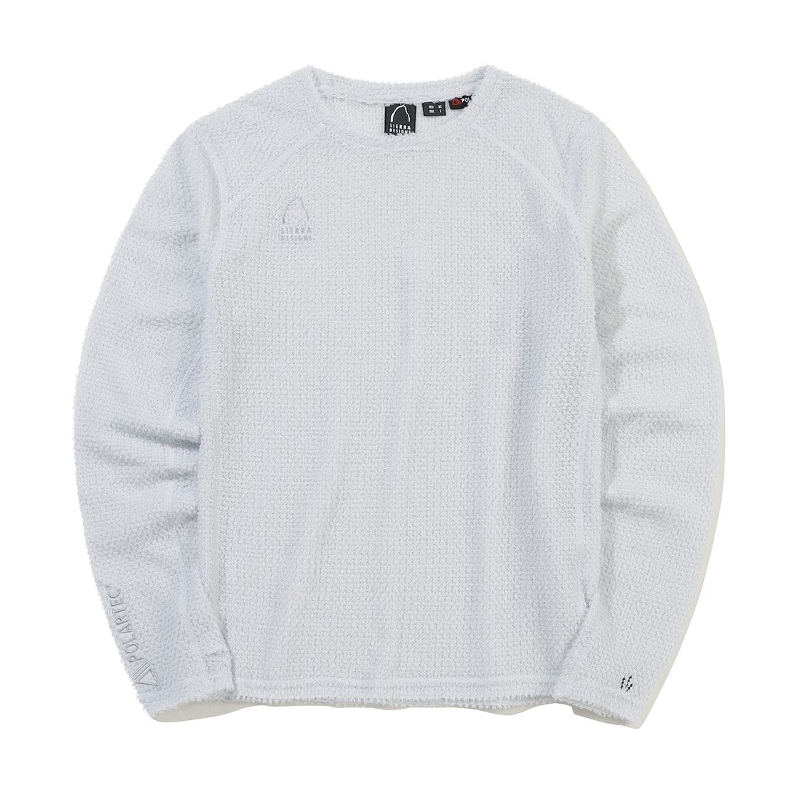N6322SFS71LGY SIERRA DESIGNS W MOSS Polartec Alpha 90 Long Sleeve Light Grey