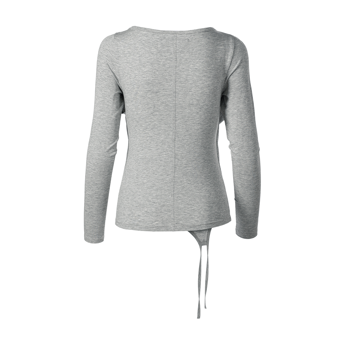더바이닐하우스 드레이프 레이어드 긴팔 티셔츠(W) 그레이(Thevinylhouse Draped Layered Ls Tee(W) Grey) - 3