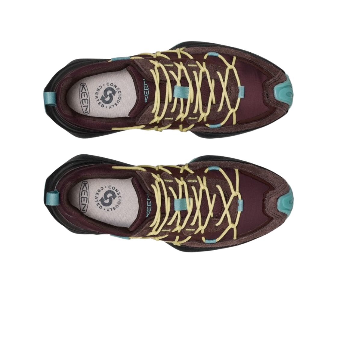 (W) 킨 유니크 트레커 스니커즈 허클베리 레몬 그래스((W) Keen Uneek Trekker Sneakers Huckleberry Lemon Grass) - 2