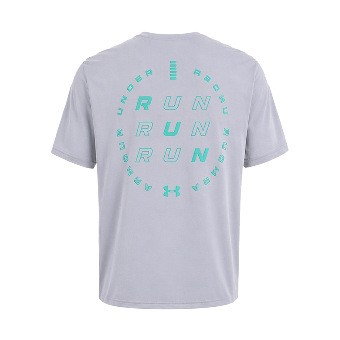 언더아머 런 그래픽 숏슬리브 티셔츠 모드 그레이(Under Armour Run Graphic Short Sleeve T-Shirt Mod Gray) - 2