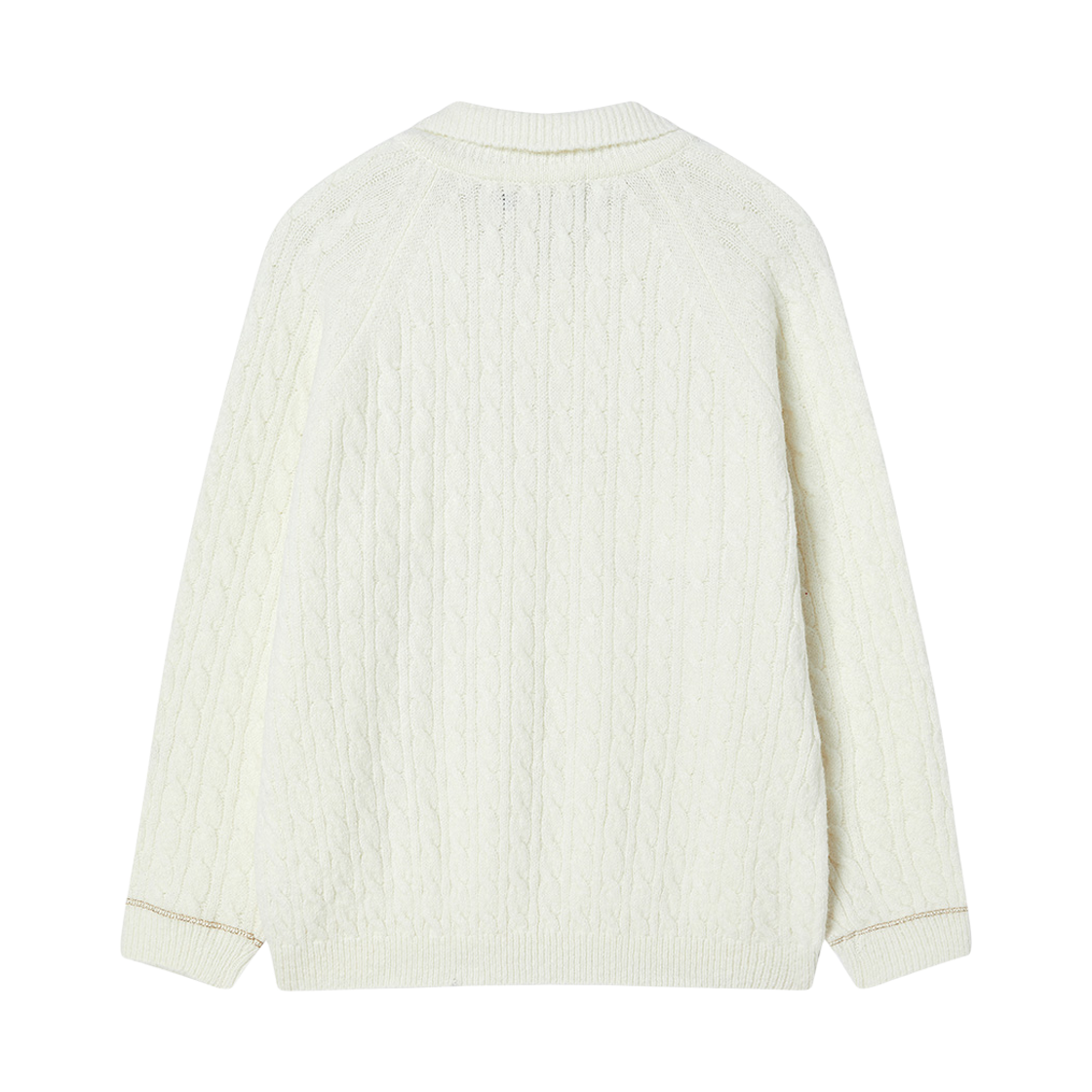 엔 아카이브 체인 디테일 알파카 니트 아이보리(N ARCHIVE Chain Detail Alpaca Knit Ivory) - 2