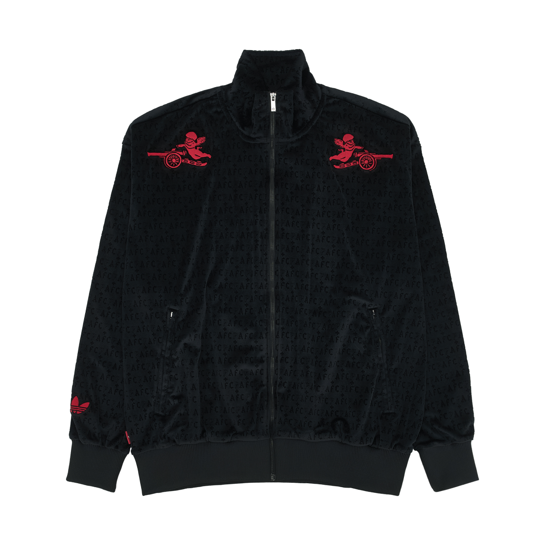 KC1181 Adidas Arsenal FC Places Faces Track Top Black - US Sizing