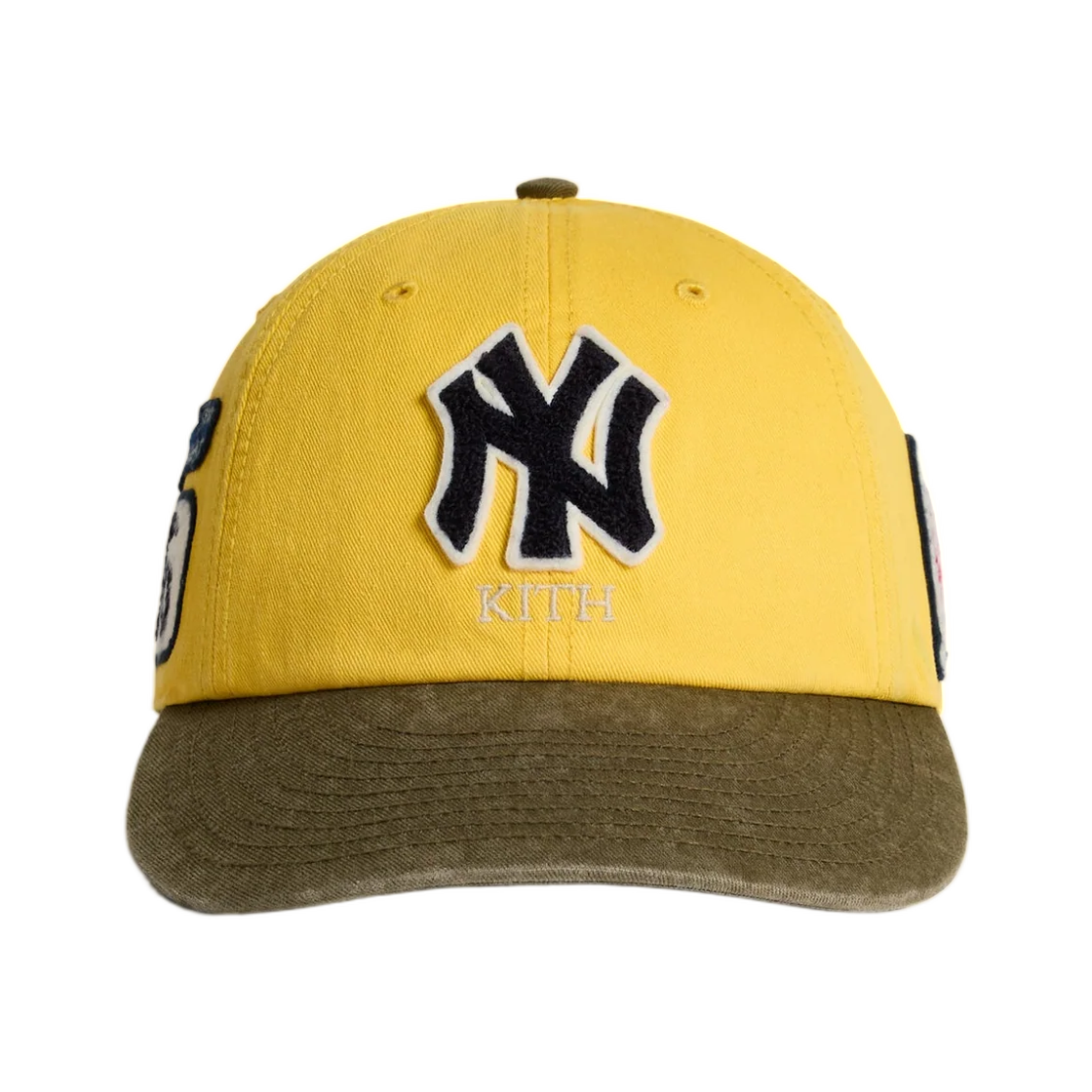 키스 & '47 포 뉴욕 양키스 클린 업 라운드 바이저 캡 버즈(Kith & '47 for the New York Yankees Clean Up Round Visor Cap Buzz)