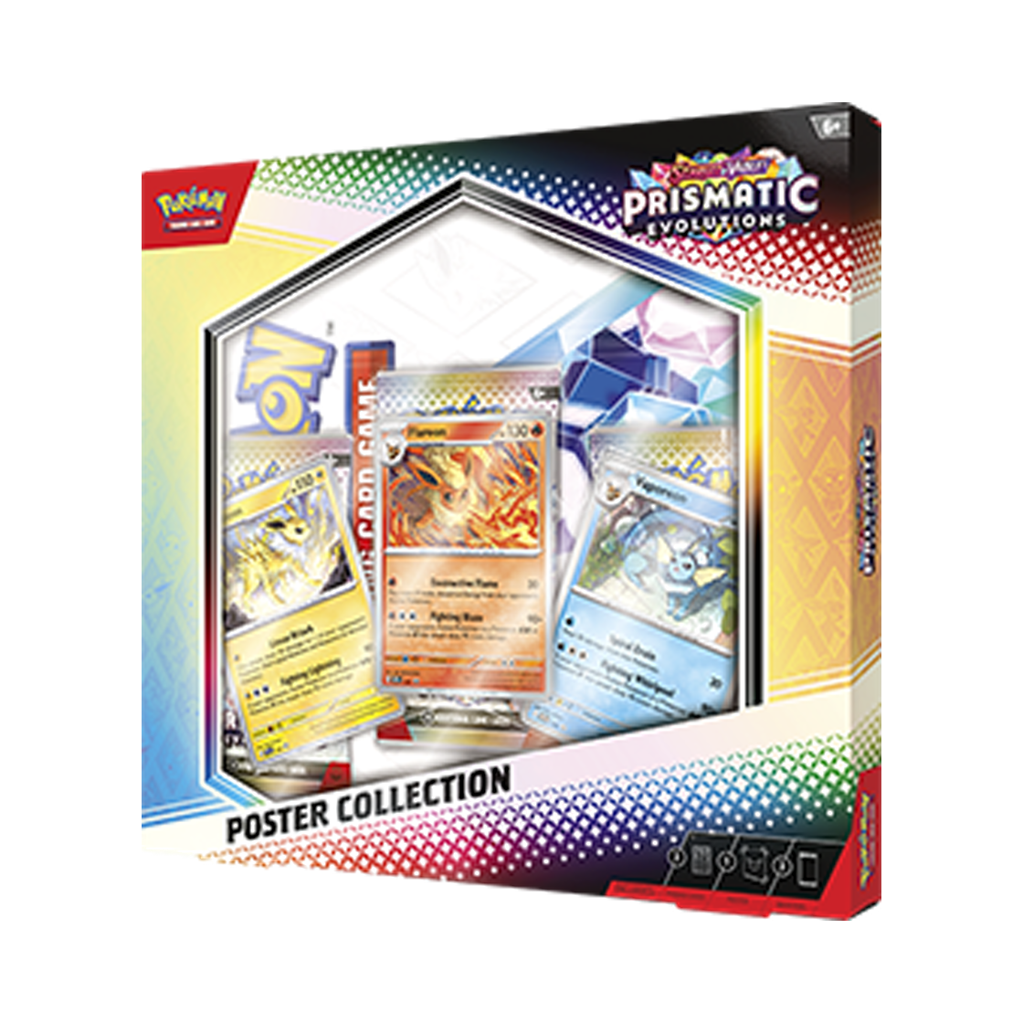 포켓몬 TCG 스칼렛 & 바이올렛 프리즈매틱 에볼루션즈 포스터 컬렉션 (영문판)(Pokemon TCG Scarlet & Violet Prismatic Evolutions Poster Collection (English Ver.)) - 1