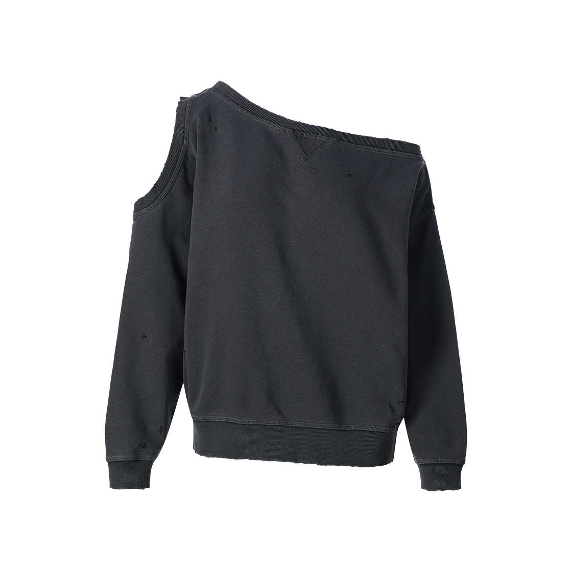 VH2GFFM441ACH Thevinylhouse Open Shoulder Sweatshirts(W) Charcoal
