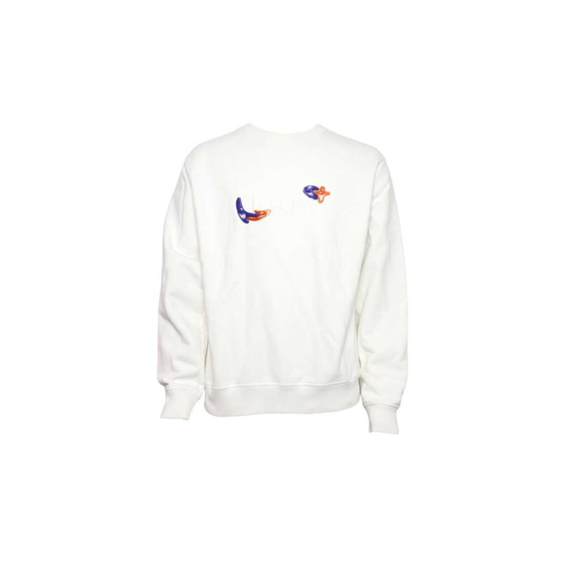 ITOSDRNF6UMJ Dior x Kenny Scharf White Long Sleeve Sweater