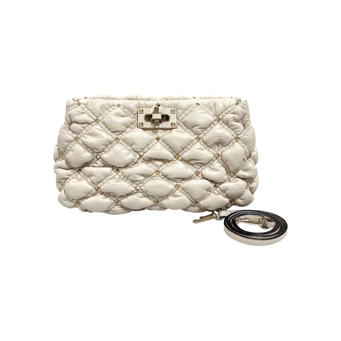 IT29DL2MUTLV Valentino Rockstud Spike Me Clutch Bag