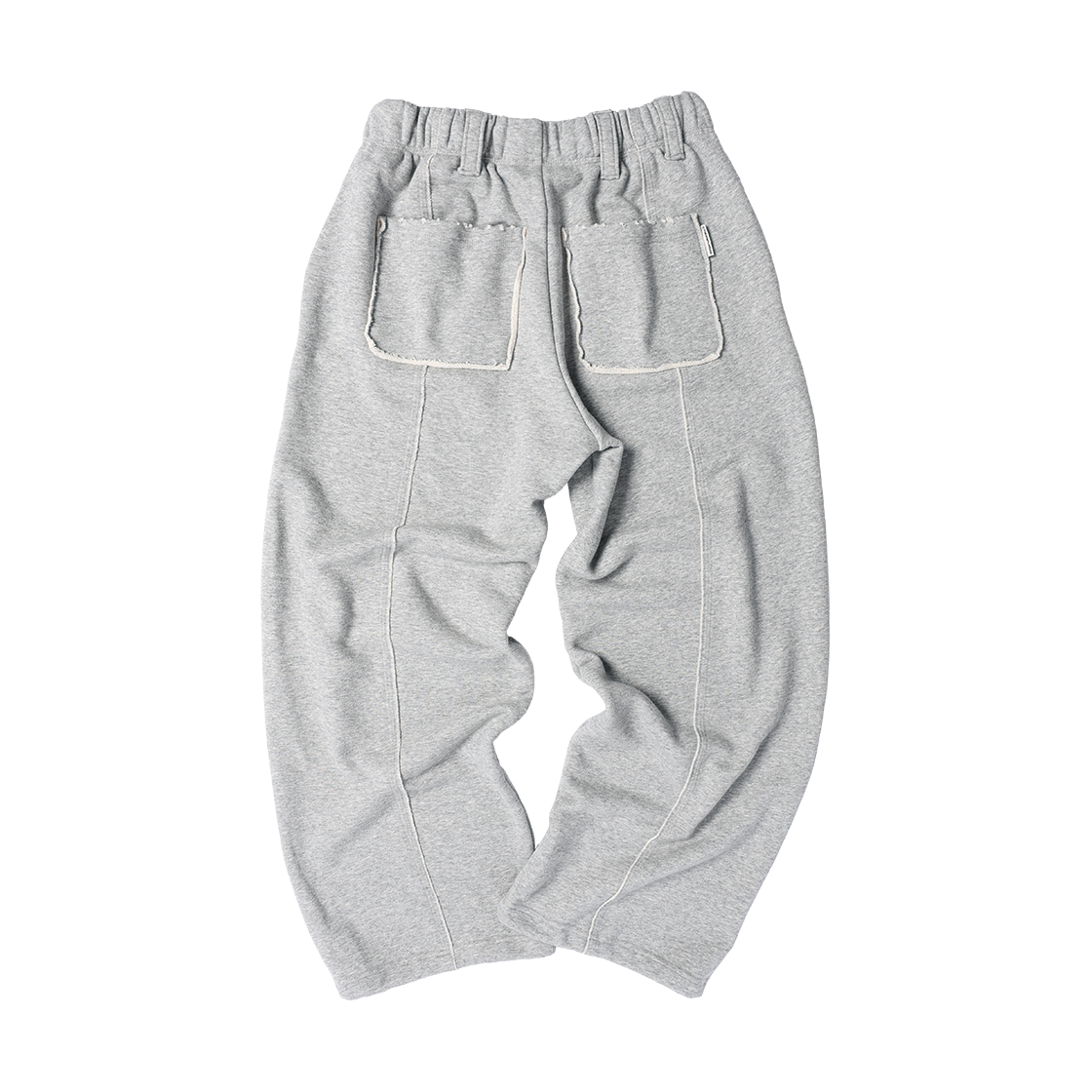 더바이닐하우스 벨티드 디테일 스웨트 팬츠 그레이(Thevinylhouse Belted Detail Sweat Pants Grey) - 2
