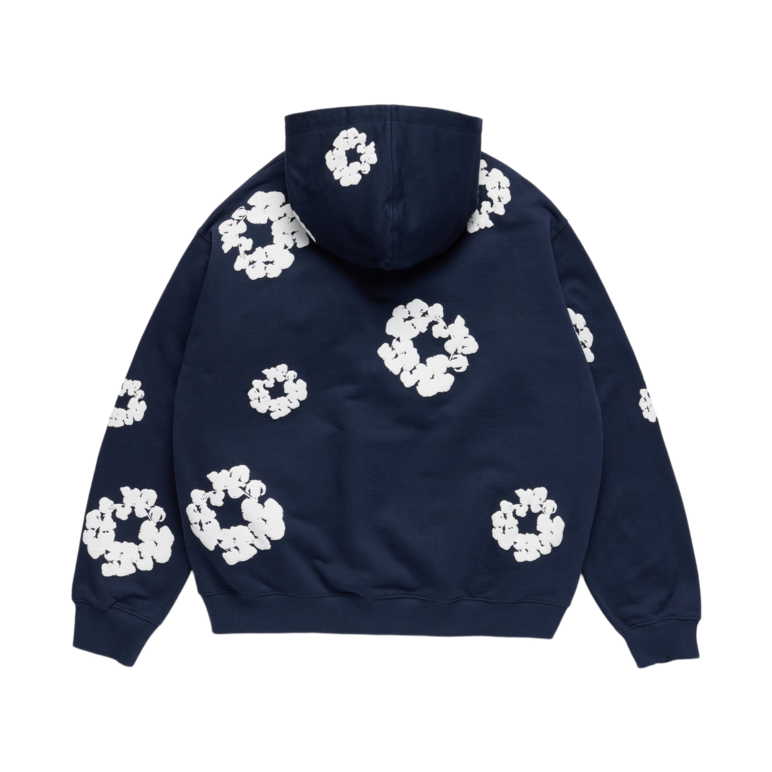 데님 티어스 코튼 리쓰 후드 네이비(Denim Tears Cotton Wreath Hoodie Navy) - 2