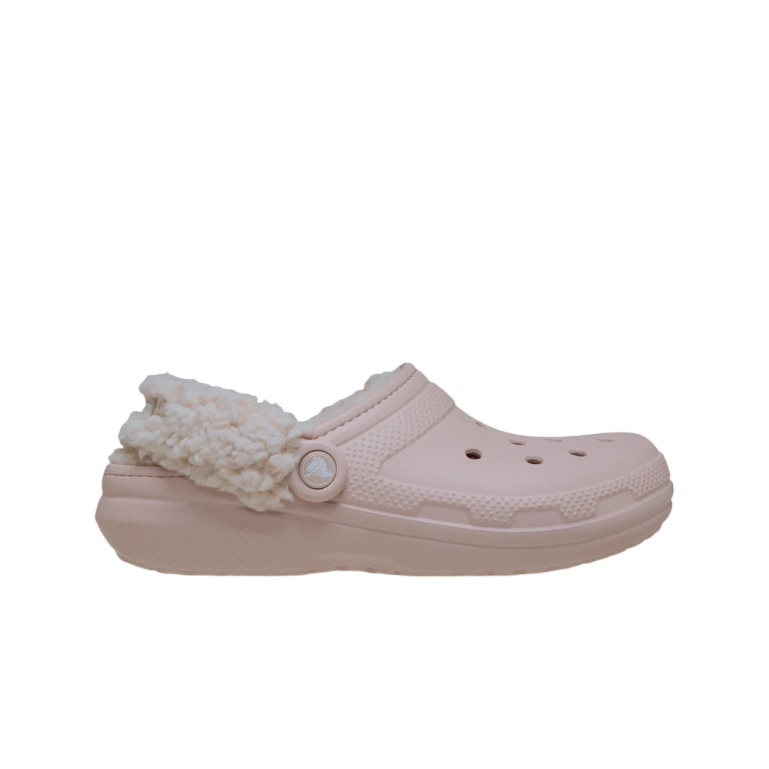 211396-6UR Crocs Classic Fleece Lined Clog Fleece Strap Quartz