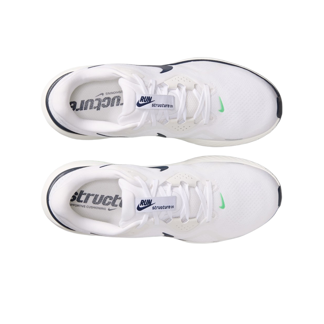 나이키 스트럭처 26 화이트 그린 스파크(Nike Structure 26 White Green Spark) - 2