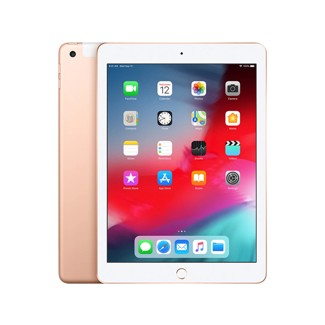 A1954 [A등급] Refurbished Apple iPad 6th Gen Wi-Fi + Cellular 32GB Gold Tablet