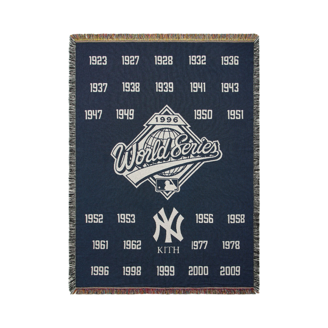 키스 포 뉴욕 양키스 월드 시리즈 태피스트리 블랭킷 녹터널(Kith for the New York Yankees World Series Tapestry Blanket Nocturnal)