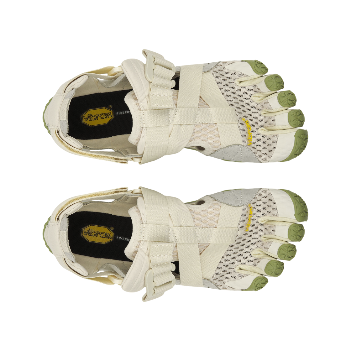 비브람 파이브핑거스 브리즈샌달 아이보리 그린(Vibram Fivefingers Breezandal Ivory Green) - 5