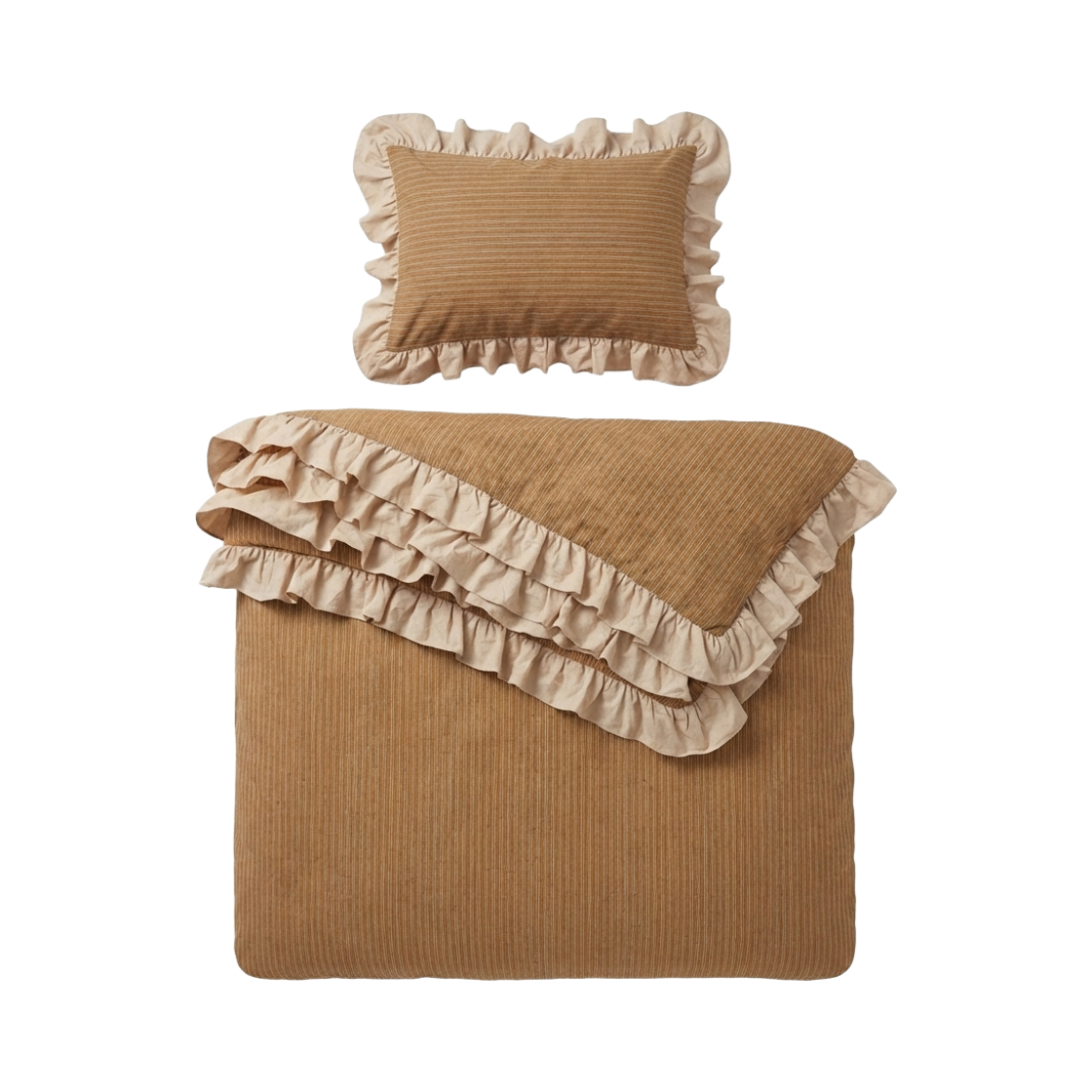 마롱 브런치 60수 순면 바이오워싱 프릴 이불커버 QK(200x230cm) MUSEONGHWA Marong Brunch 60 Pure Cotton BioWashing Frill Blanket Cover