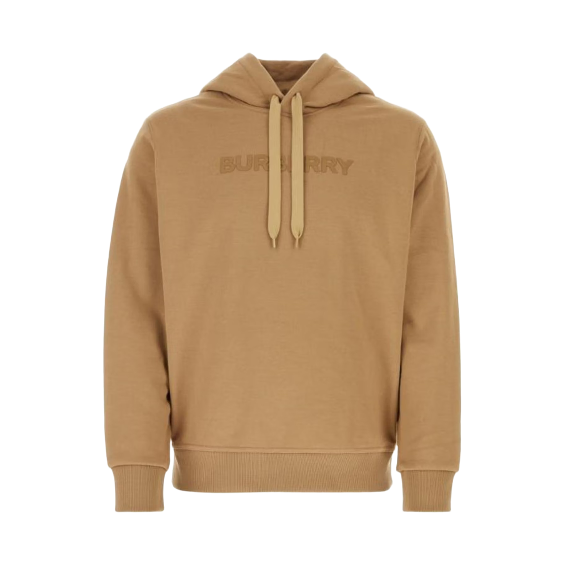 8096364 Burberry Logo Print Hooded Camel