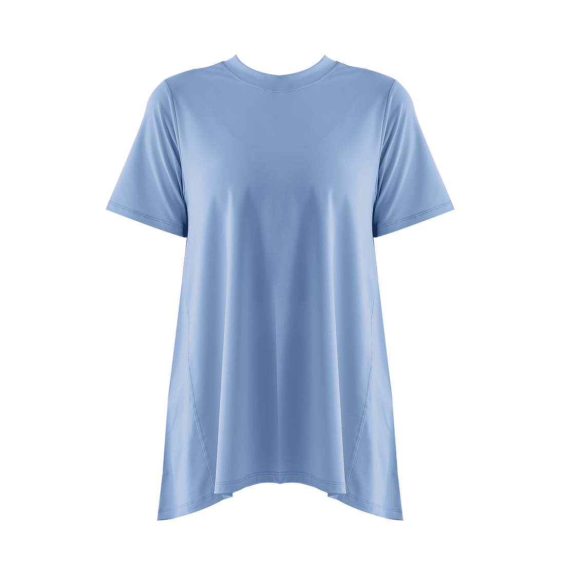 녹족 요가복 프릴리 루즈핏 반팔티셔츠 매트블루(Yogaware Prilly Loose-Fit Short-Sleeve T-Shirt S.Blue) - 1