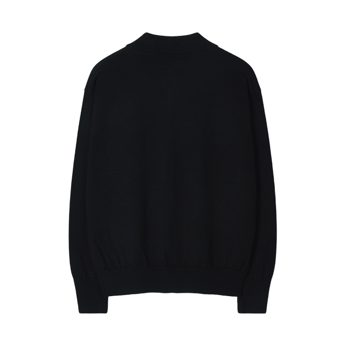 플로즈룸 하이넥 소프트 가디건 블랙(Flawsroom High Neck Soft Cardigan Black) - 2