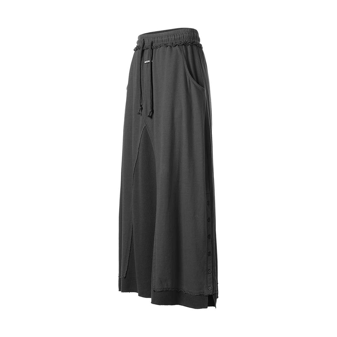 더바이닐하우스 멀티 레이어 스웨트 스커트(W) 차콜(Thevinylhouse Multi Layer Sweatskirt(W) Charcoal) - 2