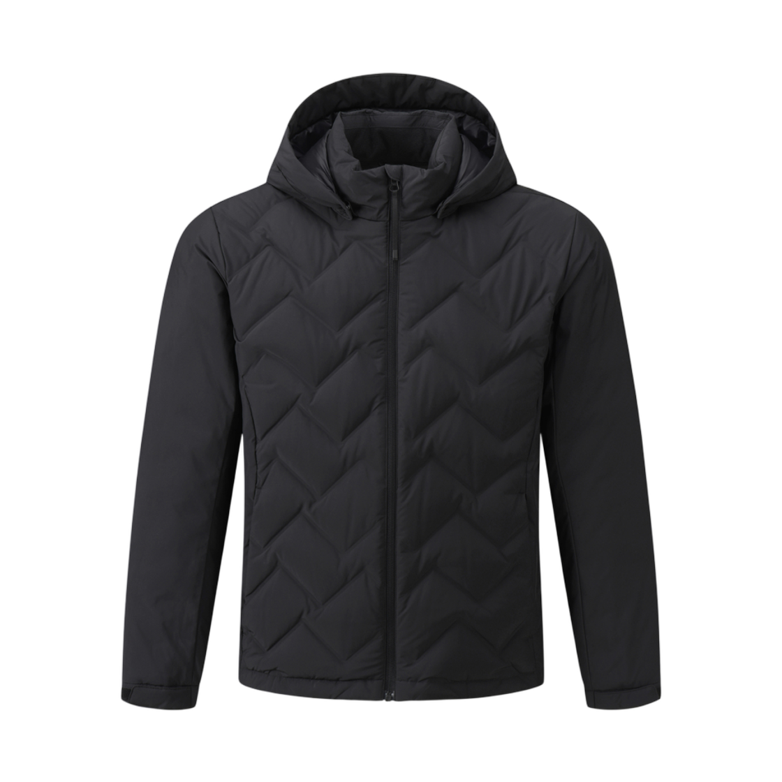 1BYPAWV011BK Black Yak Zerospot Hooded Down Jacket #1 Black