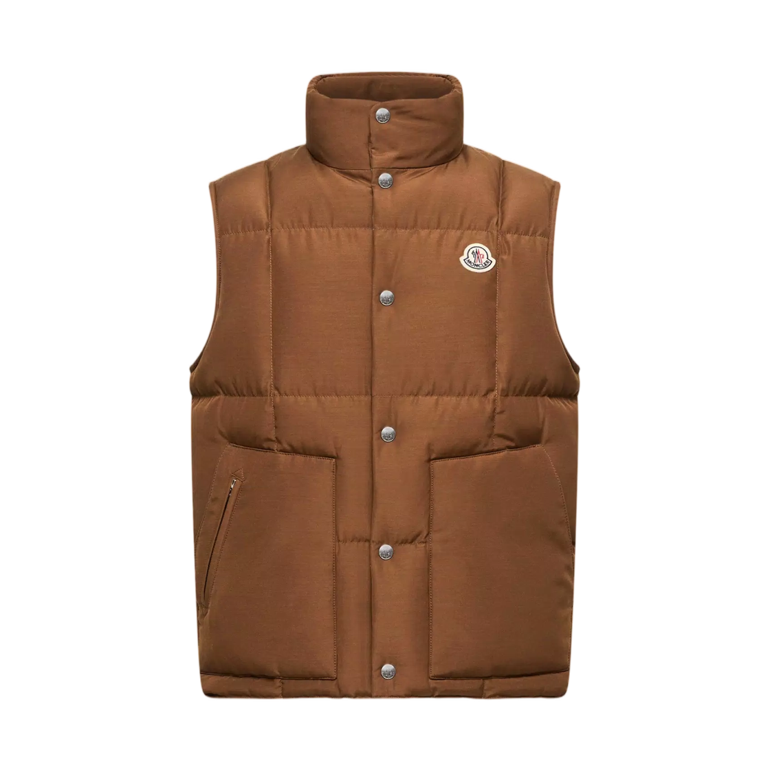 L2-091-1A00254-599RQ-251 Moncler Brumelune Short Down Vest Brown - 26FW