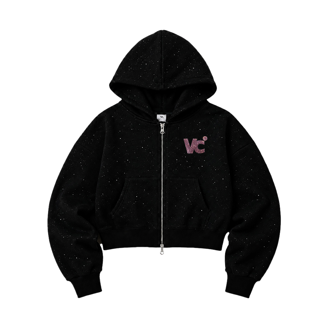 102490-0001 Venhit VC Signature Hotfix Zip-Up Hoodie_BLACK