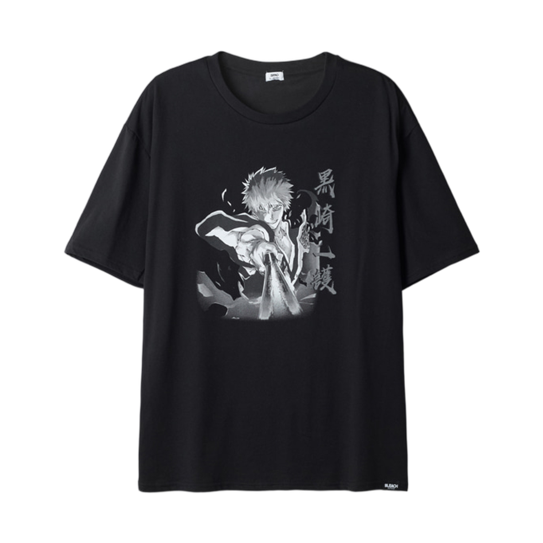 SPRLG49U05 Spao x Bleach Short Sleeve T-Shirt Black