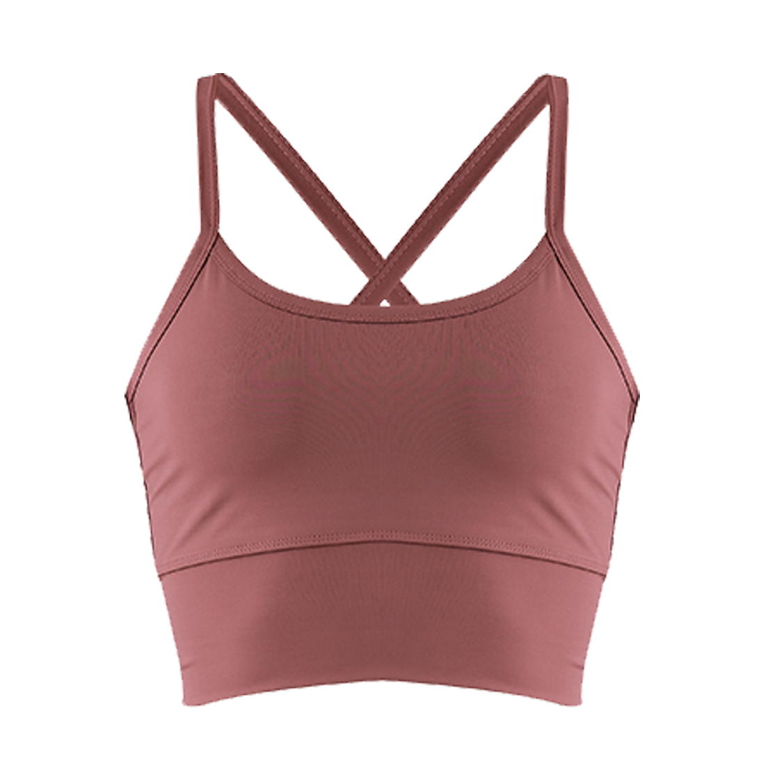 녹족 요가복 튤리 브라탑 딥로즈(Yogawear Tulip Bratop Deeprose)