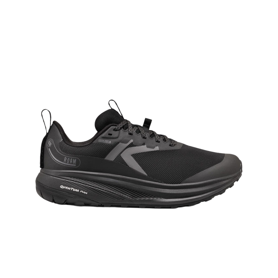 1032758 Keen Roam Waterproof Trail Running Shoes Black
