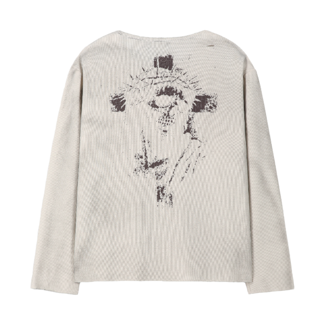톤얼타이드 메시아 와플 롱슬리브 화이트(Tornortied Messiah Waffle Long Sleeve White) - 2