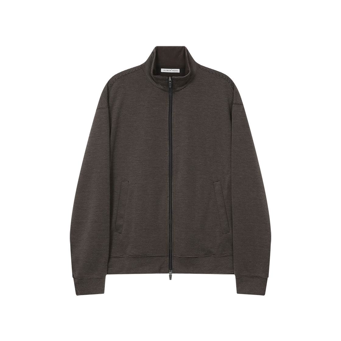 폴리테루 휴먼인덱스 스트라이프 트랙 탑 자켓 퍼플 브라운(Polyteru Human Index Striped Track Top Jacket Purple Brown)