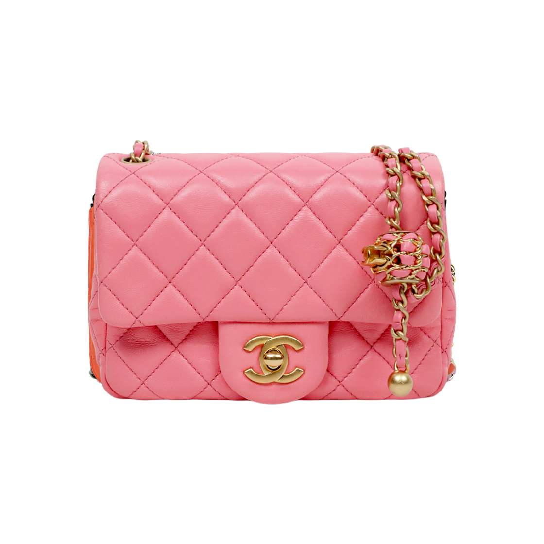 IT8SNKK388TA Chanel Pink Golden Ball Petit Sac