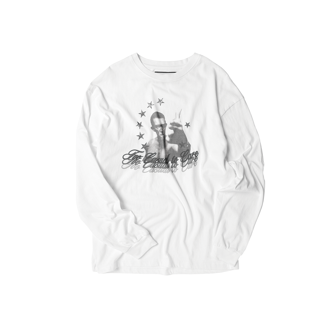 더바이닐하우스 투 캐주얼 긴팔 티셔츠 화이트(Thevinylhouse Too Casual Ls Tee White) - 3