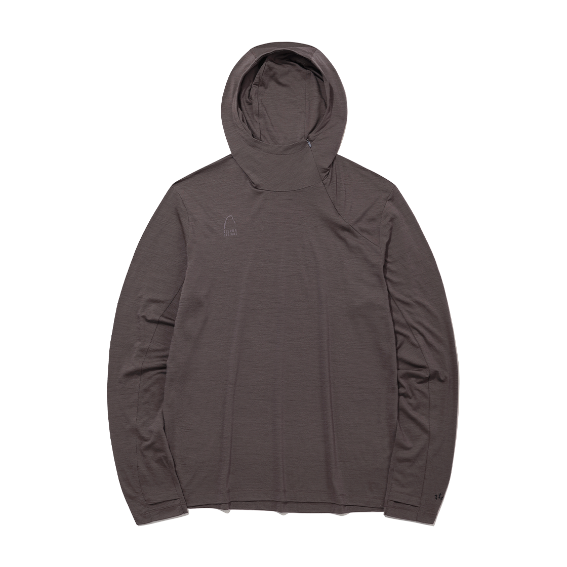N6321SHD81LVG SIERRA DESIGNS SIERRA Wool Hoodie Purple Grey