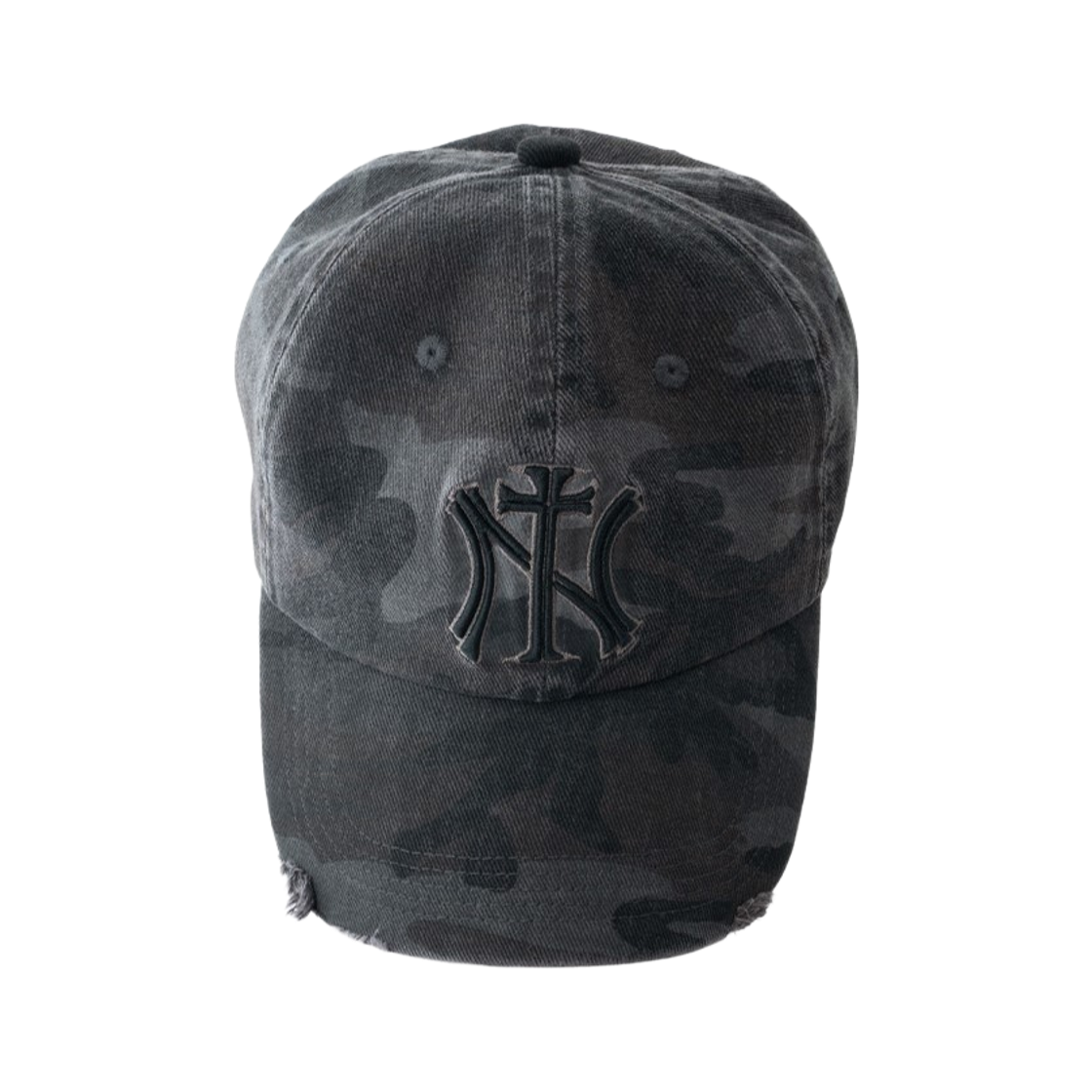 이티씨이 엔와이 크로스 데미지 캡 카모(ETCE NY Cross Damage Cap Camo)
