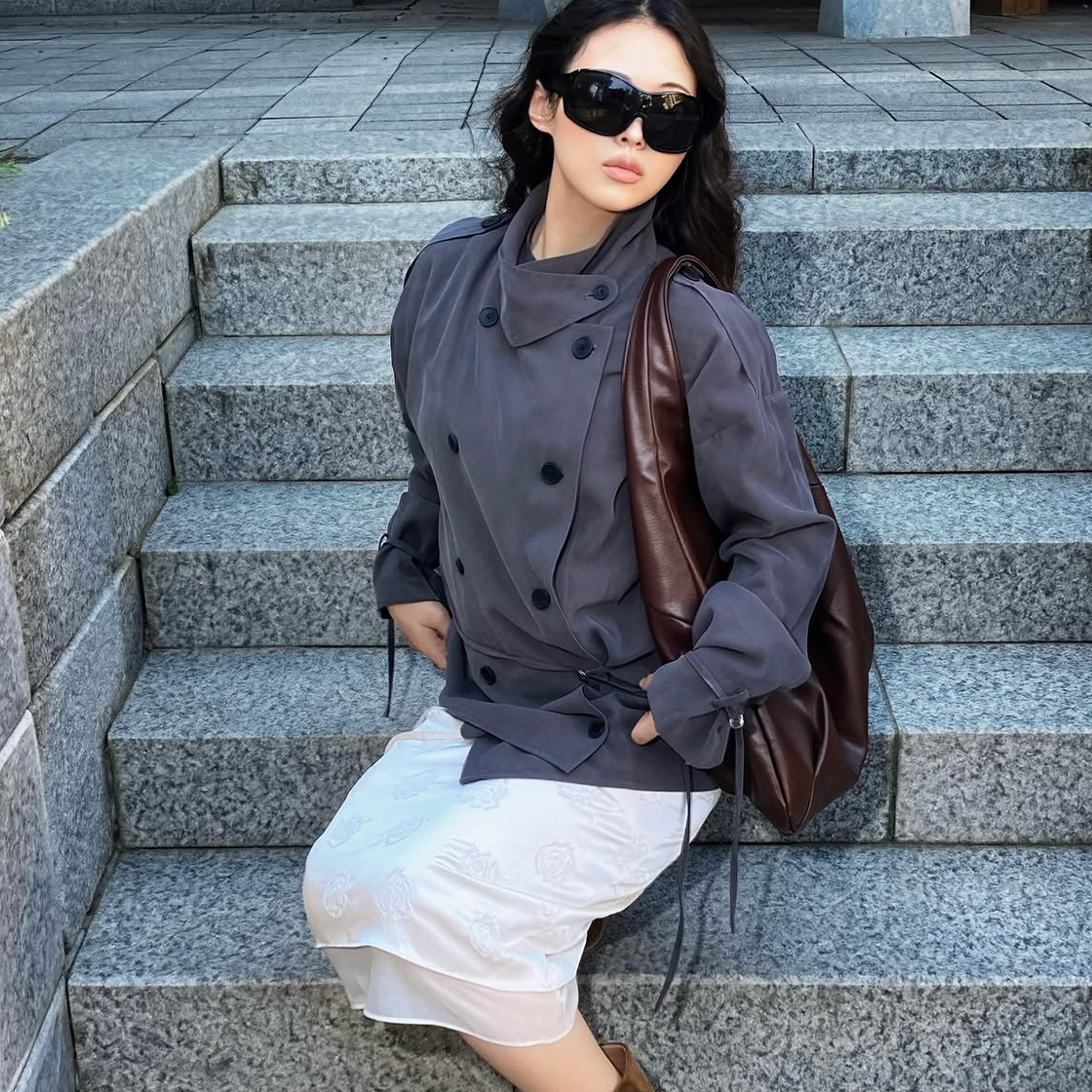 로맨티누어 플로우 호보백 (브라운)(ROMANTINUER Flow Hobo Bag (Brown)) - 2