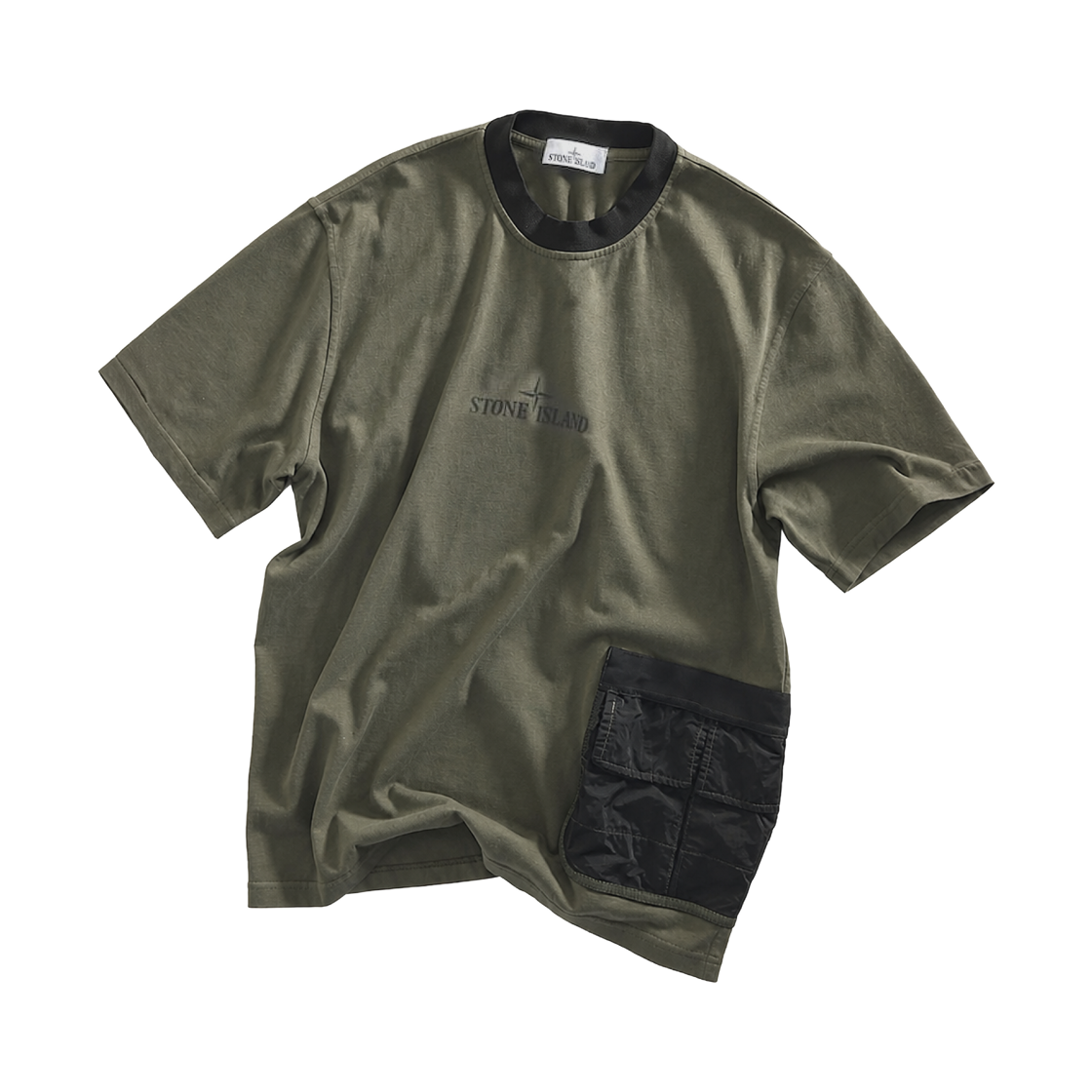 - Stone Island x Beams T-Shirt Olive - 26FW
