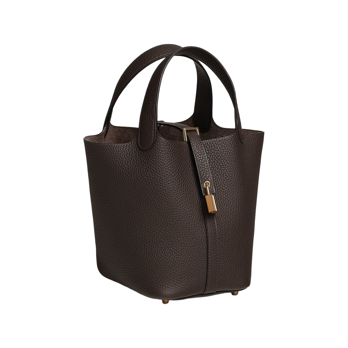 에르메스 피코탄 락 18 백 클레망스 & 골드 하드웨어 바이 브룬(Hermes Picotin Lock 18 Bag Clemence & Gold Bai Brun) - 2