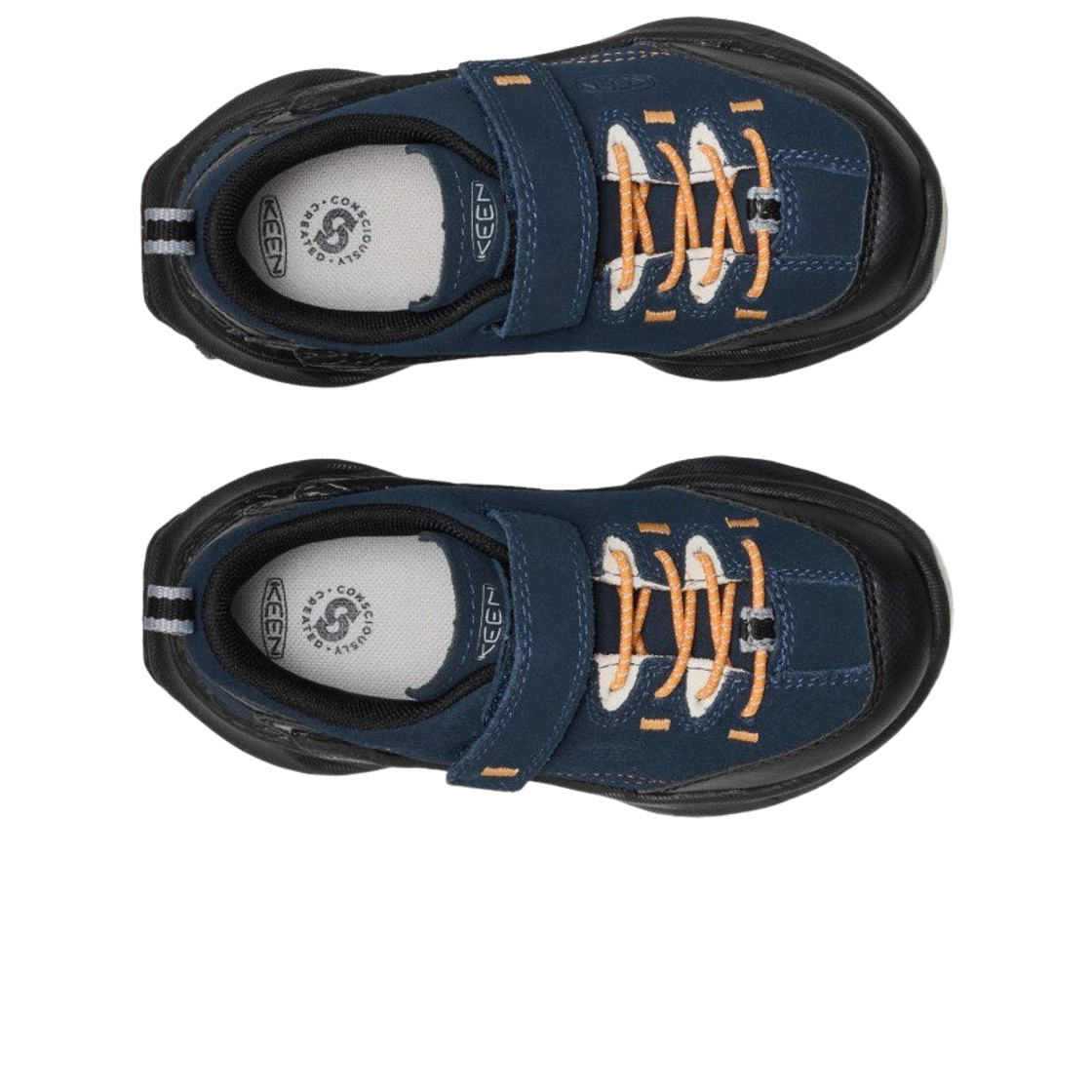 (키즈) 킨 재스퍼 자이오닉 스니커즈 나발 아카데미 플레임 오렌지((Kids) Keen Jasper Zionic Sneakers Naval Academy Flame Orange) - 2