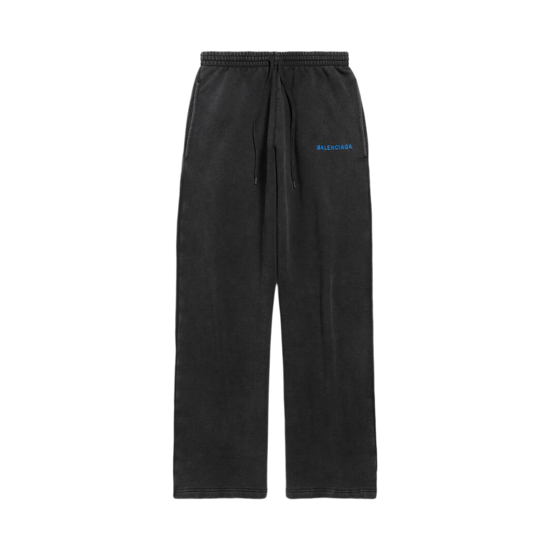 871496TTVJ28014 Balenciaga Back Oversized Baggy Sweatpants Faded Black